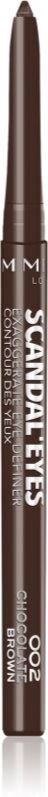 Rimmel Scandal'Eyes automatic eyeliner shade 002 Chocolate Brown 0.35 g
