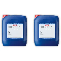 2x Motoröl LIQUI MOLY 1400 Spezial Bulldog-ÖL SAE 30 klassisch 2 Takt 10 Liter