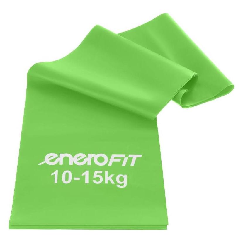 Kubi Sport KUDDA Taśma treningowa guma oporowa do ćwiczeń 200x15cm 0,40mm 10-15kg zielona (2 m, Mittel) (49009461)