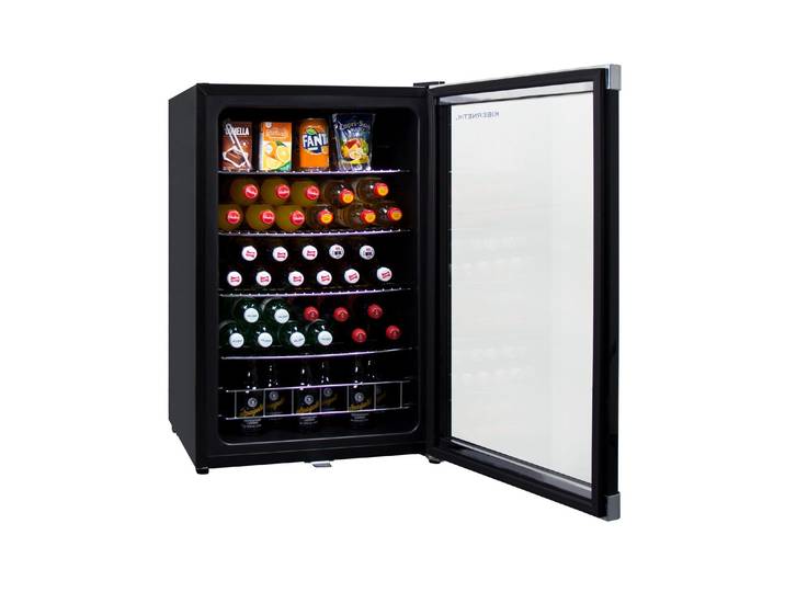 KIBERNETIK Kühlschrank, Energieeffizienz: C, schwarz, Rechtsanschlag, Kühlschränke, Kühlschrank