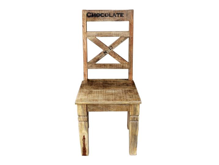2er Set SIT Möbel RUSTIC Stuhl lackiertes Mangoholz mit starken