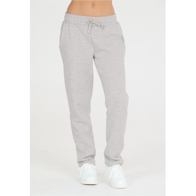 Sweathose CRUZ "Maida", Damen, Gr. 46, EURO-Größen, grau, 60% Baumwolle, 40% Polyester, meliert, lang, Hosen Sweathose, Mit weichem Tragegefühl