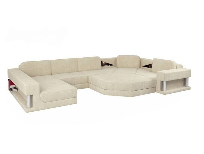 Xlmoebel Wohnlandschaft Ecksofa in U-Form aus modernem Stoff, komfortabel und stilvoll, Ecksofa U-Form, Hergestellt in Europa