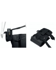 Mobilis Refuge Schwarz 100 mm 50 180 118 g Holster S Gun HHD + ceinture + tour de cuisse (031010)