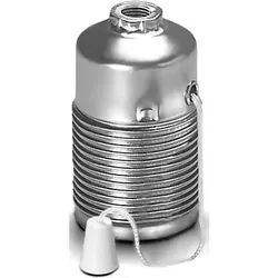 Houben Fassung E27 Met,ms,Agw,Schnur 102392