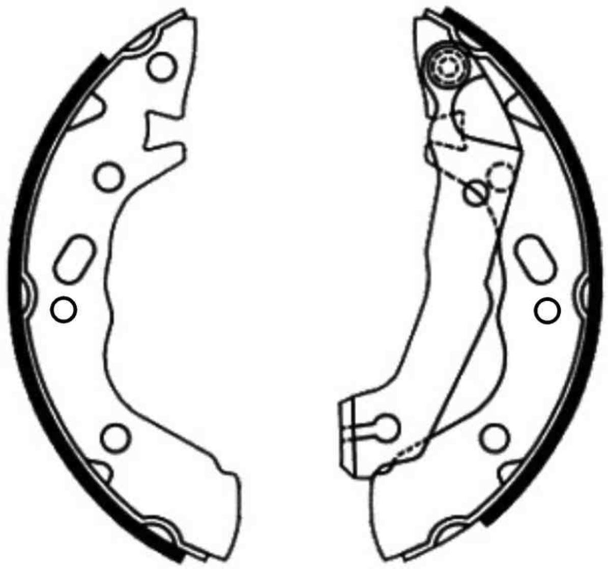 Bremsbackensatz ABE C00501ABE