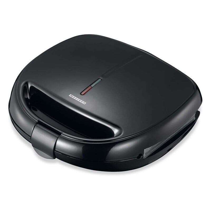 MELISSA 3-in-1 Sandwichmaker met Sandwich-, Panini- en Wafelplaten, 850 W, Zwart