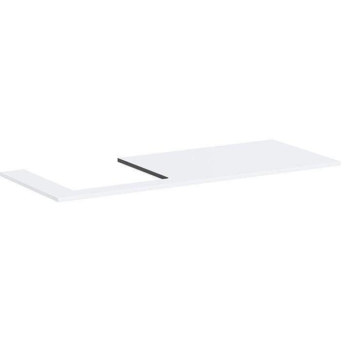 hansgrohe Xilesa E Konsole 54272700 1375x550mm, Ausschnitt links, mattweiß