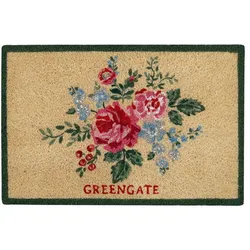 GreenGate Fußmatte Erica White, 60 x 40 cm - Natur