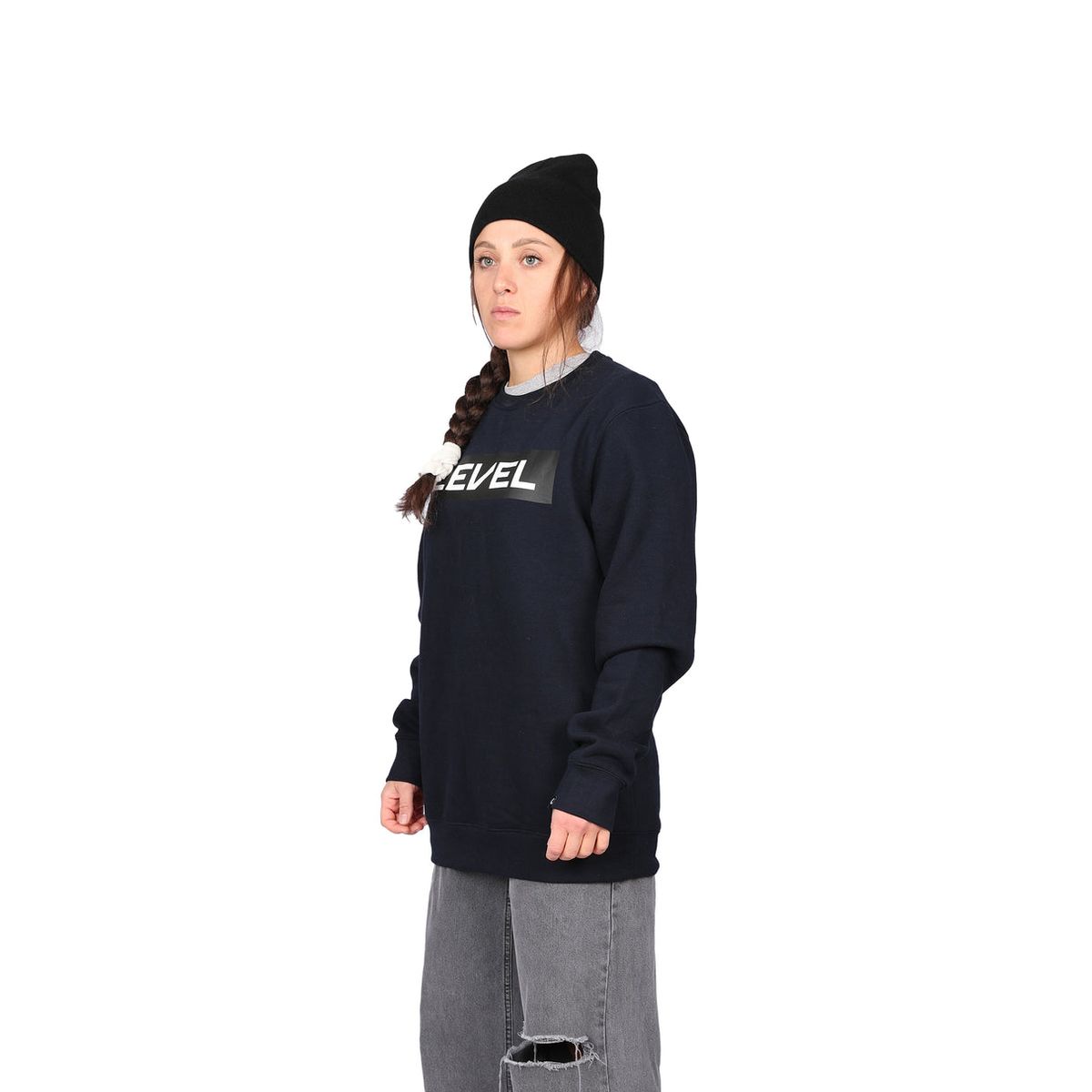 Level Sweatshirt Classic blue (20) L 7643AS-20-L