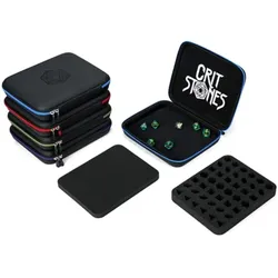Crit Stones Arcanum Luxury Dice Case - Blue
