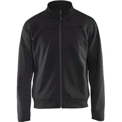 Sweatjacke "3362" Service Plus - L - schwarz/dunkelgrau