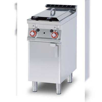 Redcook Gasfriteuse 2 Becken 8+8 lt. Struktur aus rostfreiem Stahl. Abmessungen 40x90 h90 cm. Modell F2/8-94G