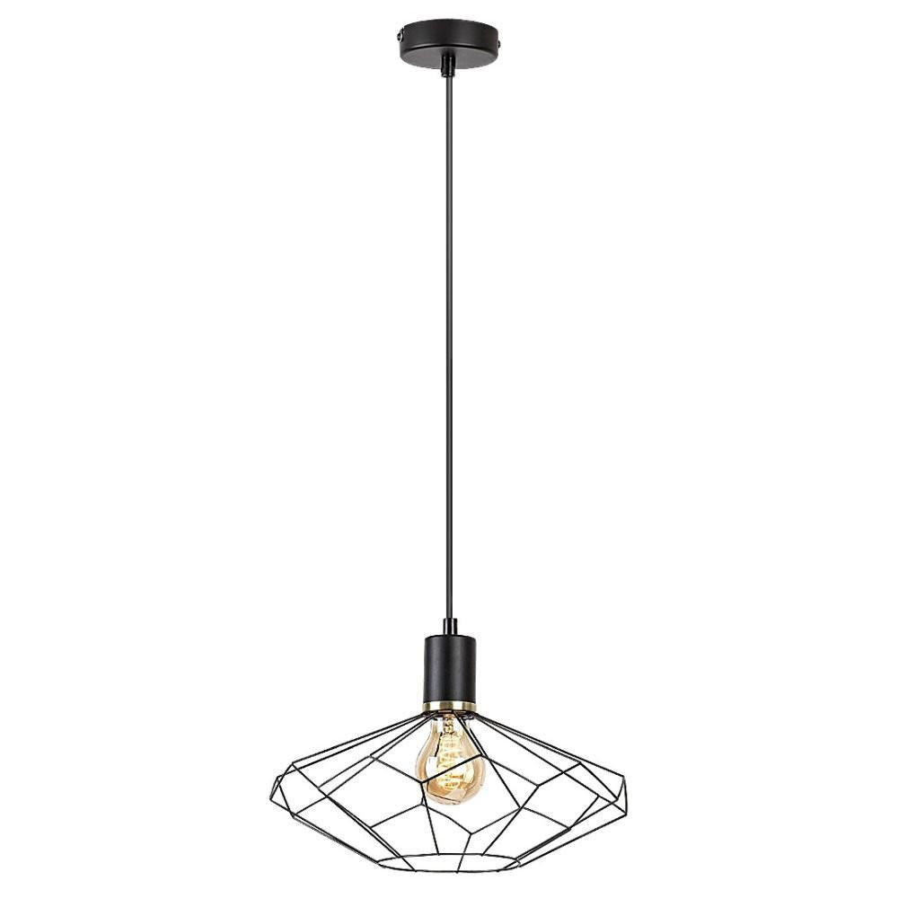 Rabalux 72241 Moderne hanglamp in matzwart metaal