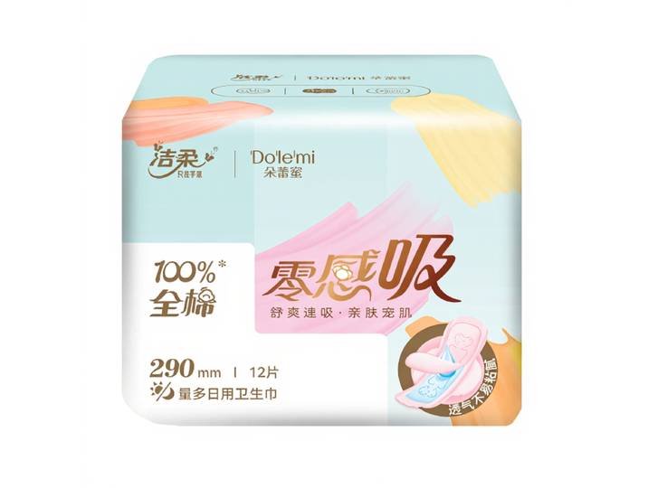 C&S JIEROU Dolemi Sensation zéro Serviettes hygiéniques quotidiennes 290 mm 12 pièces