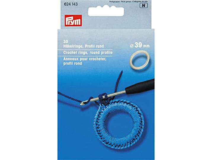 Prym - Prym Round (39 mm) Kunststof haakringen - 1 Stuk