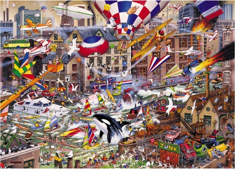Gibsons Puzzel Ik hou van het weekend 1000 stukjes