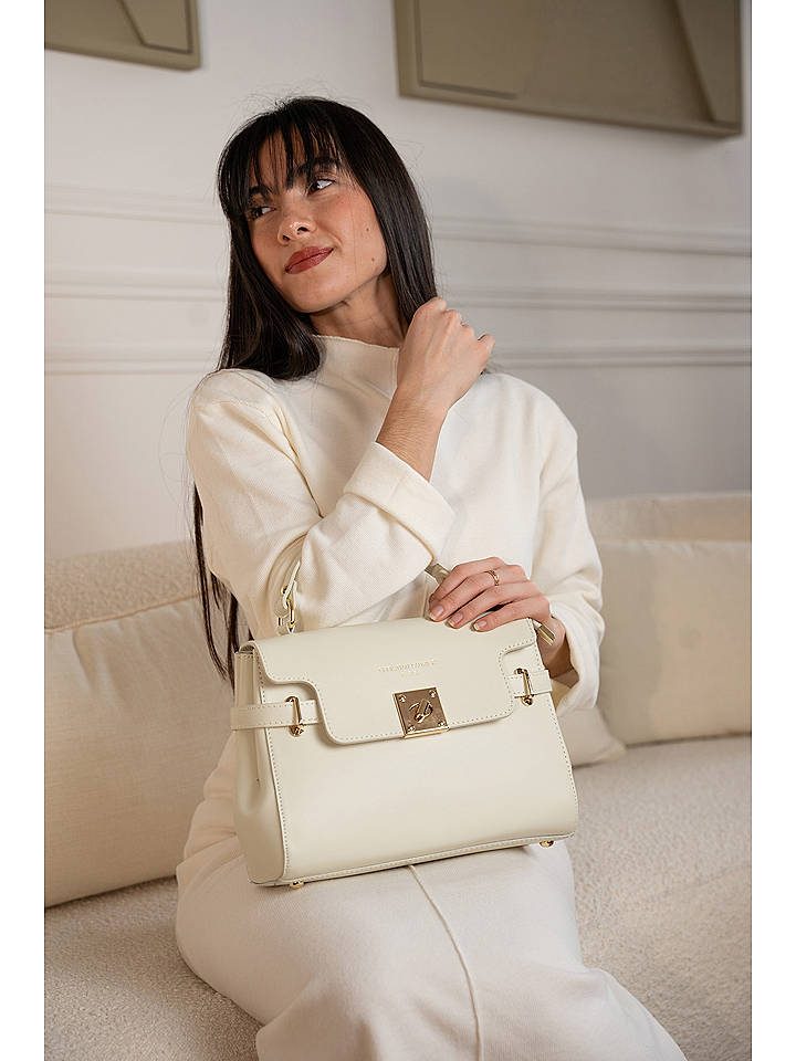 Christian Laurier Leder-Henkeltasche "Swang" in Creme - (B)28 x (H)20 x (T)11 cm - onesize