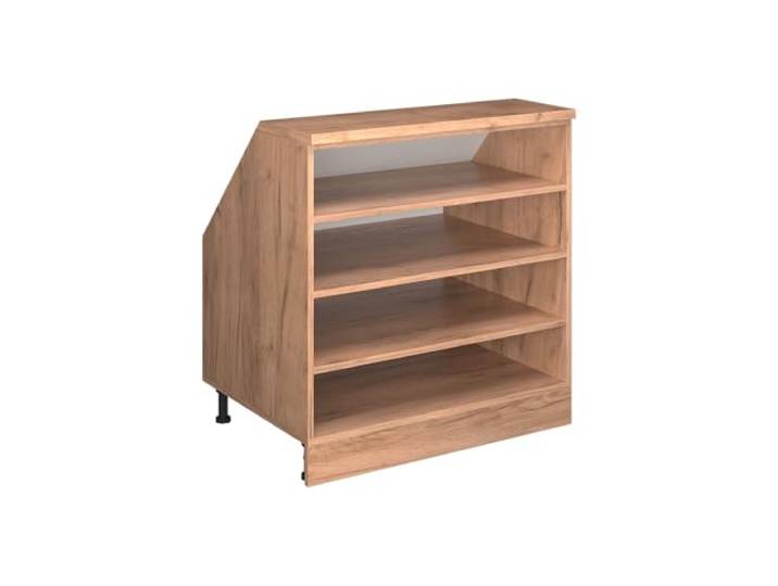 Vicco Küchenschrank für Dachschrägen R-Line, Goldkraft Eiche/Goldkraft Eiche 60 cm