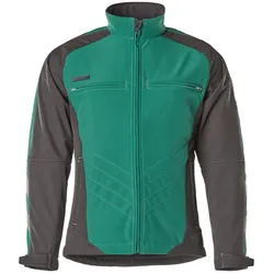 MASCOT Dresden Softshell Jacke UNIQUE Grün / Schwarz XXL - 12002-149-0309-XXL - Grün / Schwarz
