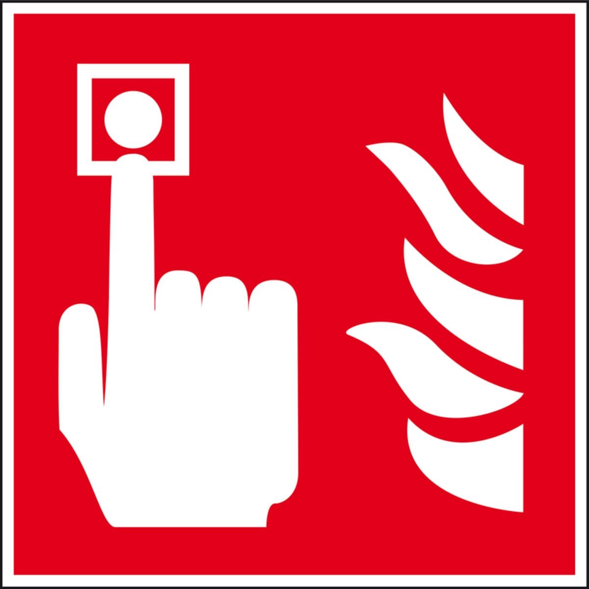 Eichner Brandschutzschild Brandmelder Rot (9225-13011-015)