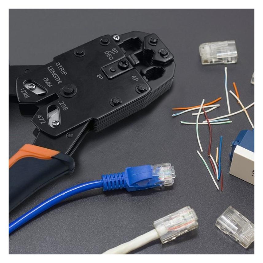 Qoltec RJ45 modularer Steckverbinder CAT6, FTP, 100 Stück (54556)