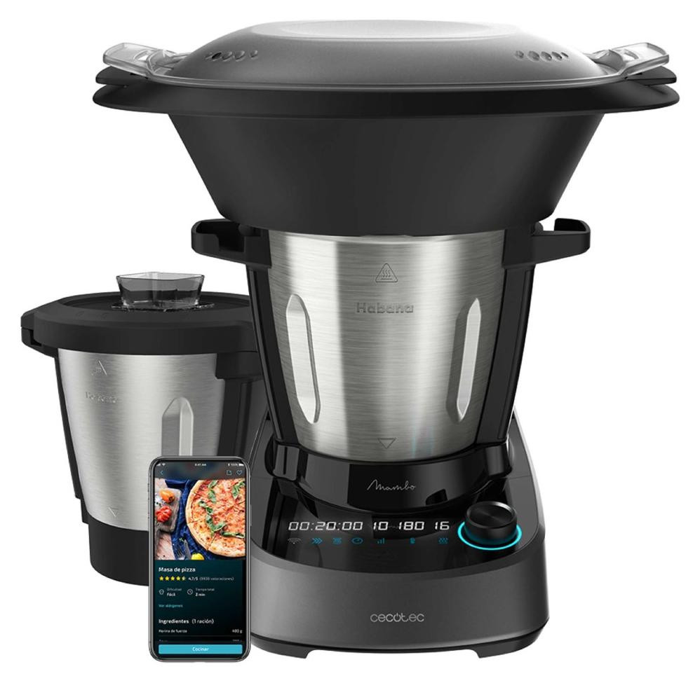Cecotec Mambo 11090 Habana Slowcooker, 3,3 liter, Zwart, Roestvrij staal