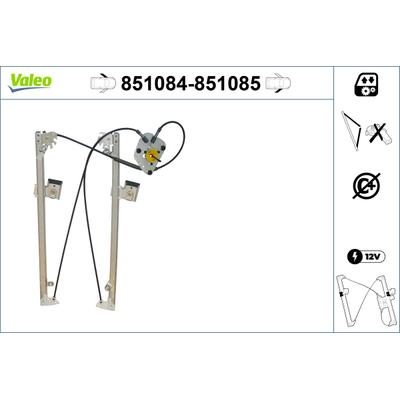 VALEO Fensterheber 851084 vorne links für VW