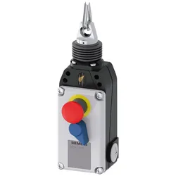 Siemens 3SE7141-1EG10 Seilzugschalter mit Not-Halt, 3x M20x1,5, 1S+3Ö, Verrastung nach EN ISO 13850 3SE71411EG10