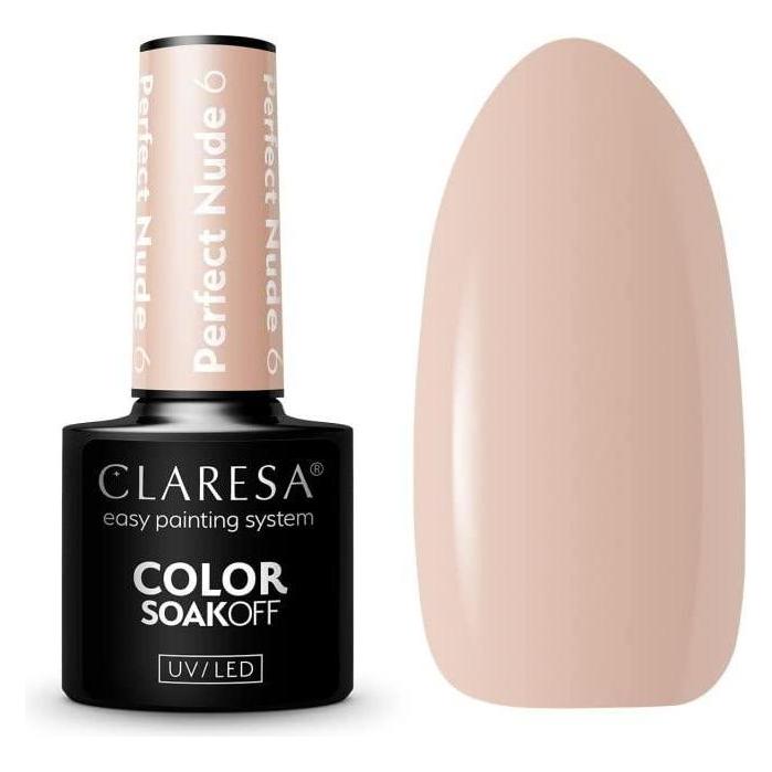 Claresa 06 Perfekter Nude UV-Nagellack 5ml (Beige, UV-Gel Lack) (44150256)