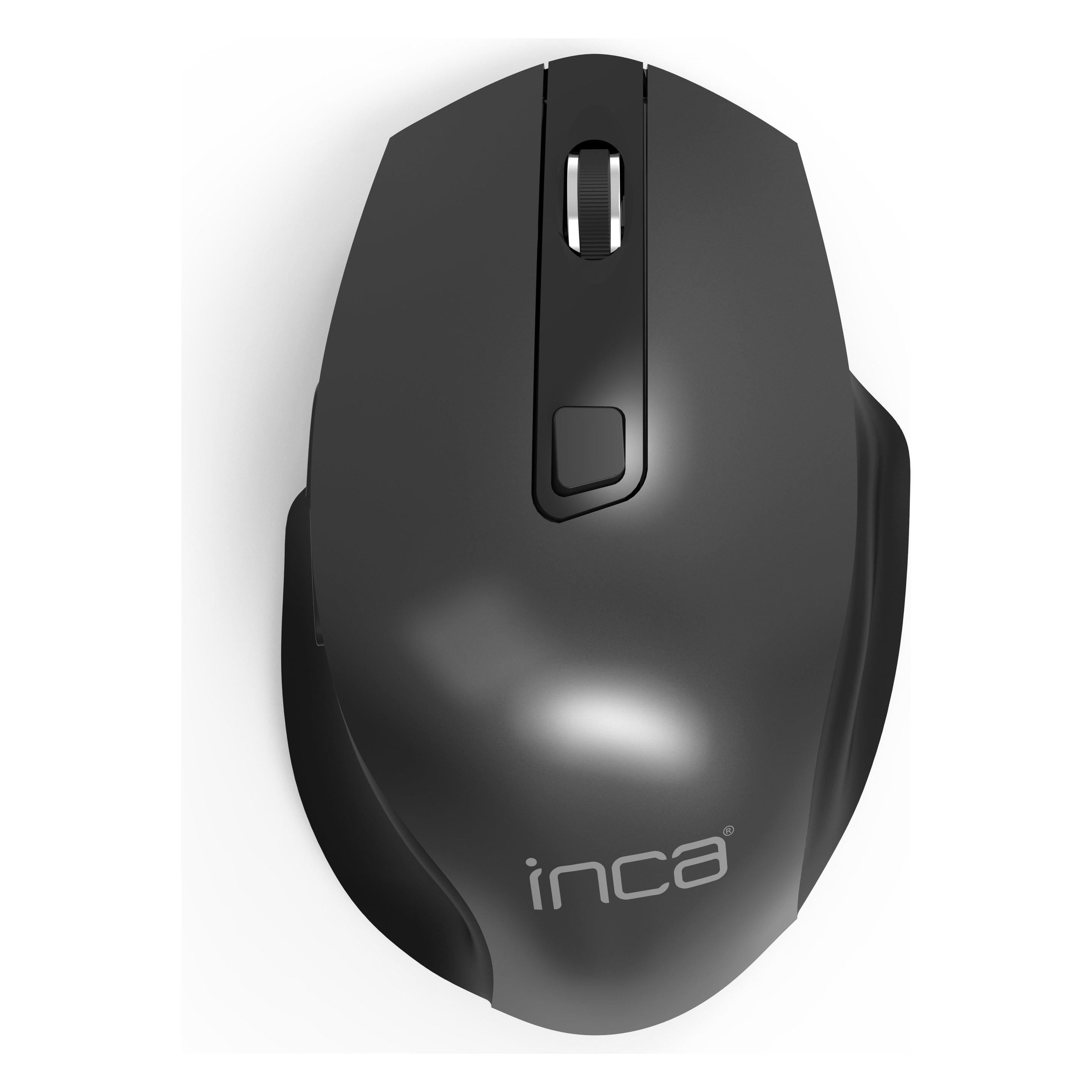 Inca cian technology Maus IWM-515 Wireless, Laser, 800/1600 DPI, SW Retail (Kabellos) (IWM-515)