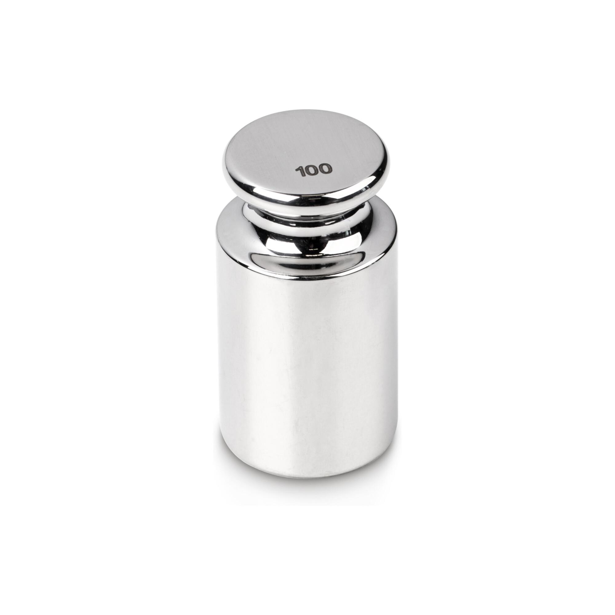 Kern Prüfgewicht 326-07K+C kalibriert, F1, Nennwert 100g, Eco-Form, Edelstahl poliert ; KERN & Sohn)