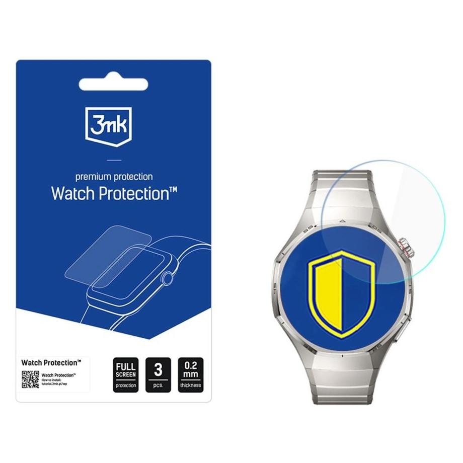 3MK hybridní sklo Watch Protection FlexibleGlass pro Huawei Watch GT 6 Pro 46mm (5903108685634)
