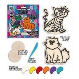 Splat Planet Plastilin-Malset auf Holz Katzen (62835870)