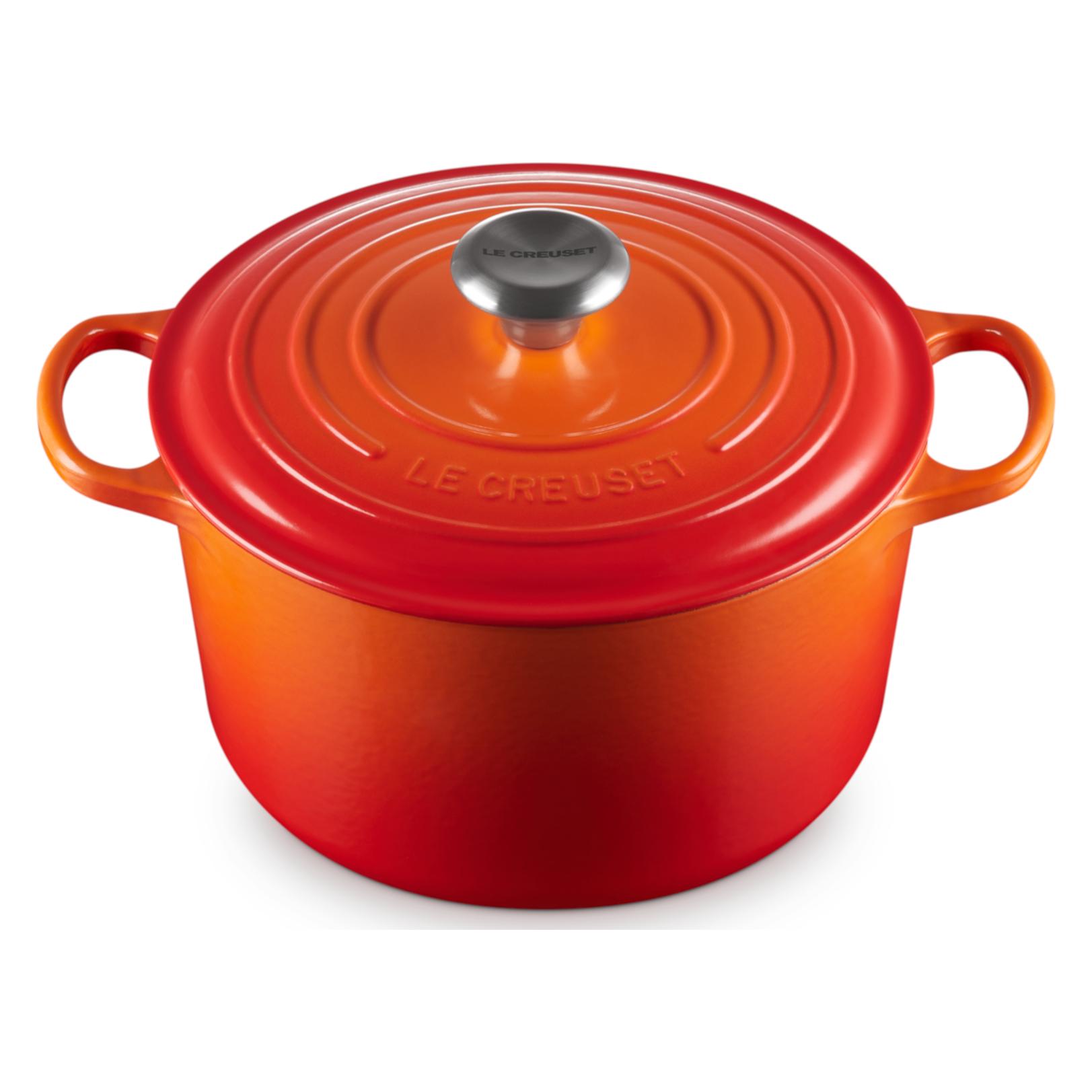 Le Creuset Topf (Bräter + Schmortopf, Emaille, Gusseisen) (21195240902430)