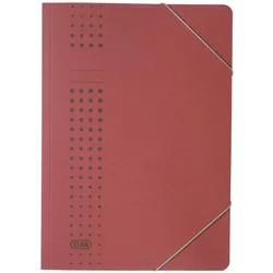 Elba, Mappe, 25 Eckspanner chic DIN A4 bordeaux (A4, 25x)