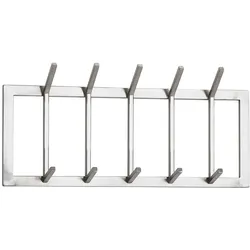 WANDGARDEROBE Metall Silber Modern 65x30x10 cm