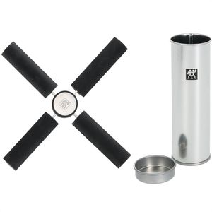 Zwilling Untersetzer Twin Specials 40460-710, eckig, Edelstahl / Silikon, silber, schwarz, 22 x 1,5cm