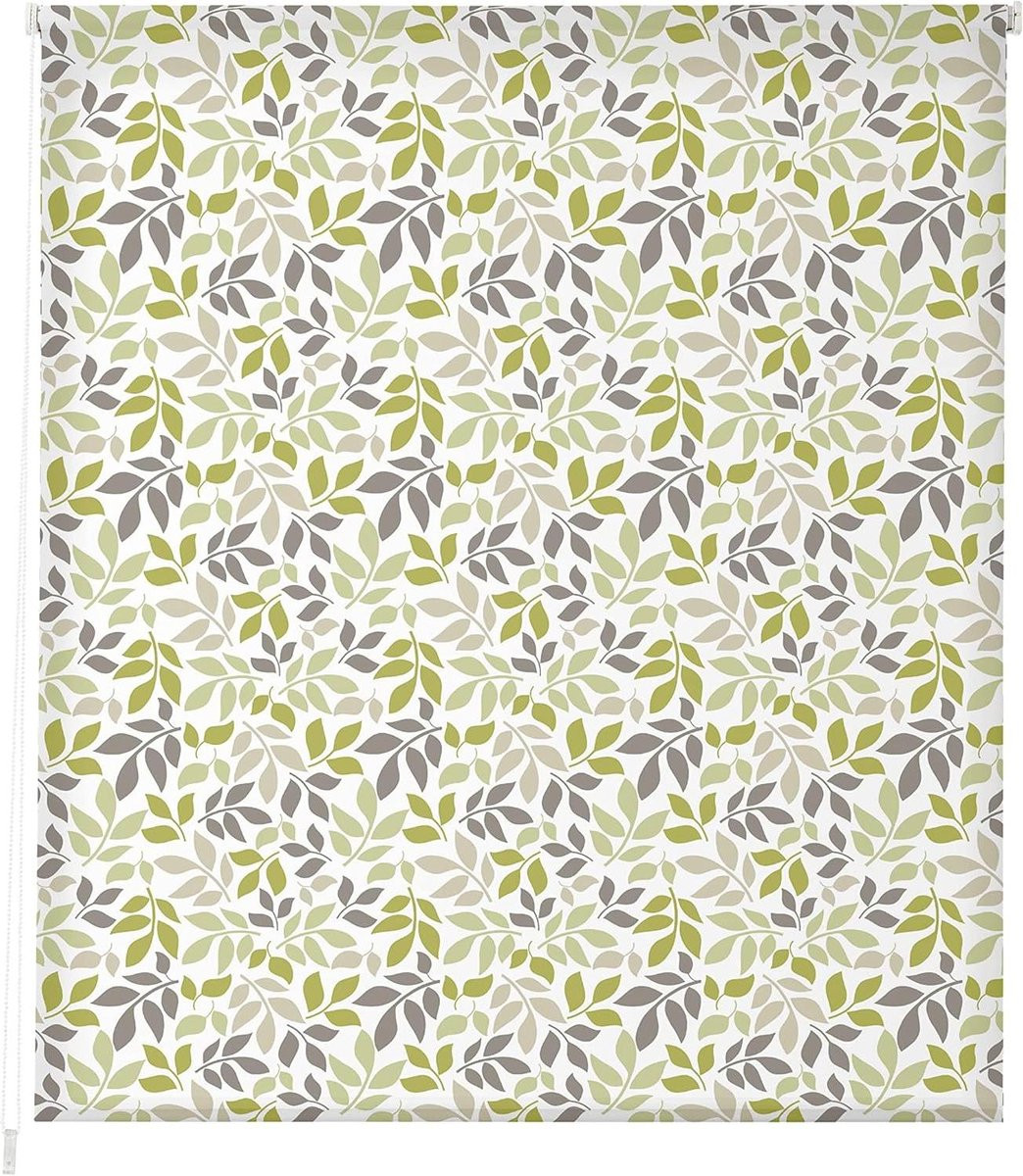 Transparant Rolgordijn met Digitale Bloemenprint - Lichtdoorlatend - 160 x 175 cm