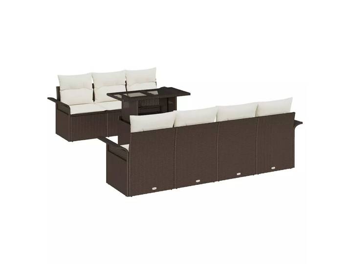 VidaXL - Modulare sofagarnitur poly-rattan, One Size, Multicolor