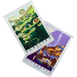 Weta Workshop, Geschirrtuch, - The Lord of the Rings - Rivendell & Hobbiton Tea Towel Set of 2 (50 x 70 cm)