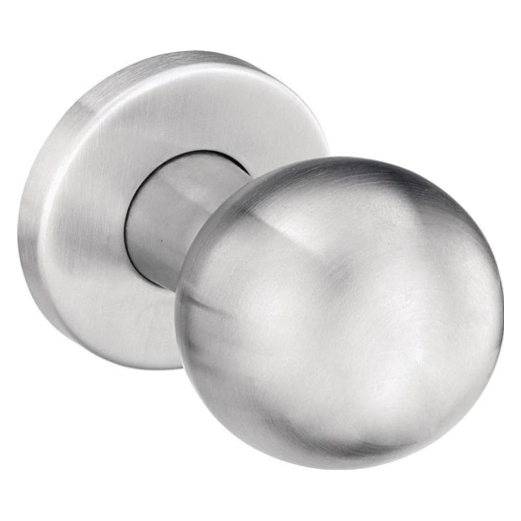 EDI Türknopf K5/052/01 Edelstahl F00 Aufnahme 8 mm Kugelknopf (Türknopf) (1052/5010/00)