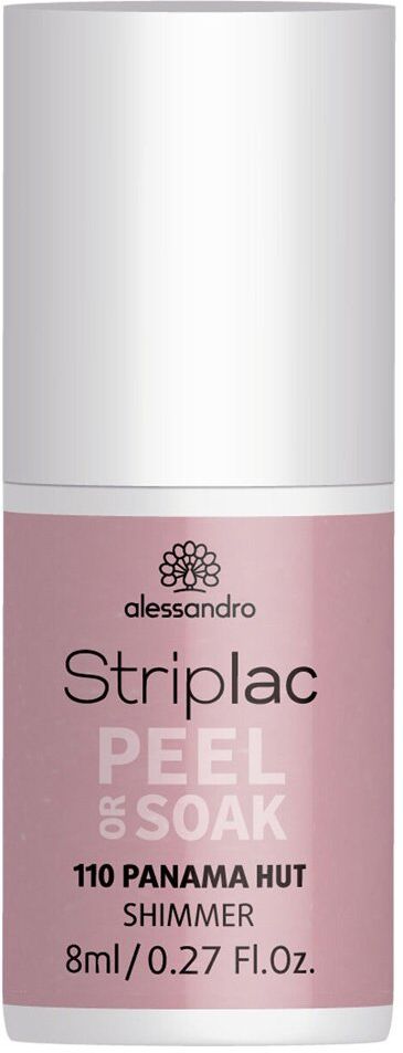 ALESSANDRO Striplac Peel Or Soak Shimmer Nail Polish No.110 Panama Hut 8ml
