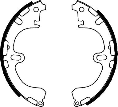 Triscan Bremsbackensatz 8100 13032 Für Toyota