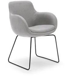 Musterring Stuhl Tavia 6072-04-921 Stoff Silber