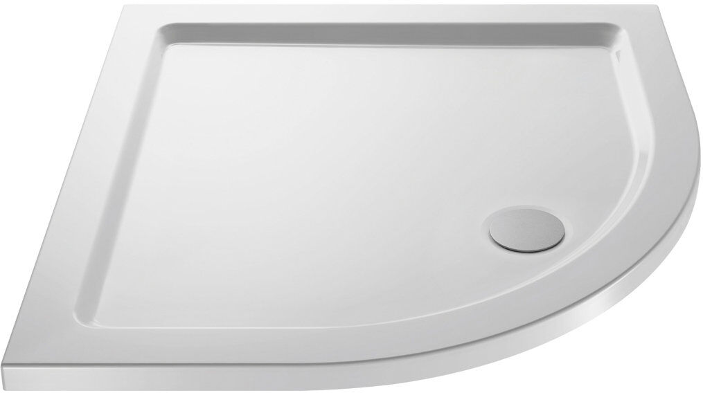 Nuie Shower Tray in White White 120cm H x 90cm W x 4cm D