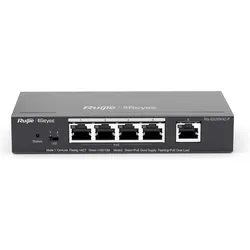 Ruijie NET SWITCH 5PORT 1000M POE+ (5 Ports), Netzwerk Switch, Schwarz