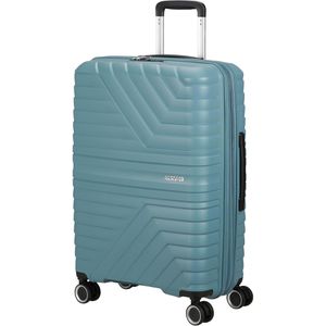 AmericanTourister Koffer Flytwist Spinner exp. blau, Hartschale, 4 Rollen, 63 Liter, 45 x 67 x 26cm
