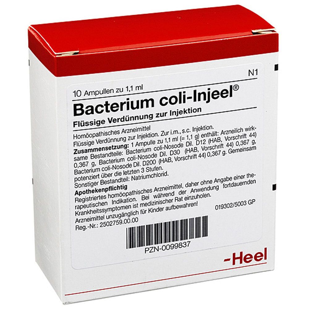 Bacterium Coli Injeel Ampullen 10 St