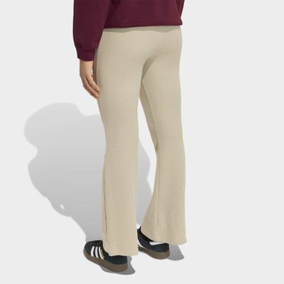 Sporthose ADIDAS ORIGINALS "AUSGESTELLTE, WINTERTAUGLICH", Mädchen, Gr. 128, N-Gr, beige (khaki three,), Obermaterial: 52% Polyester, 48% Baumwolle, Hosen Sporthose, für Kinder, mit normal-weiter Passform, lange Ausführung
